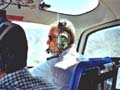 Unser Pilot auf dem Helicopterflug in den Grand Canyon