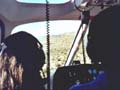 Flug in ca. ein bis zwei Metern H�he