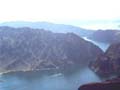 Das Gebirge und der Lake Mead