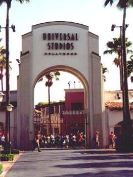 Das Eingangsportal der Universal Studios