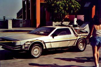 Der Delorian aus "Zur�ck in die Zukunft"