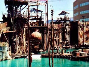 Die Kulissen von "Water World"