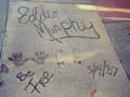 Die ber�hmten Abdr�cke hier von Eddie Murphy