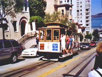 Eines der ber�hmten Cable Cars