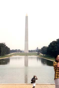 Der Obelisk und das Spiegelbecken