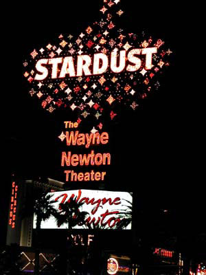 Leuchtreklame des Stardust
