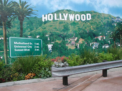 Das Hollywood-Schild aus n&auml;chster N&auml;he
