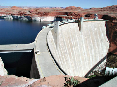 Staudamm am Lake Powell
