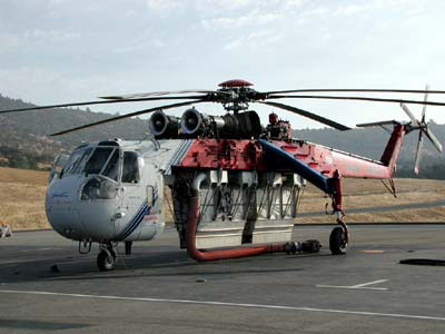 Feuerl&ouml;schflug in Mariposa