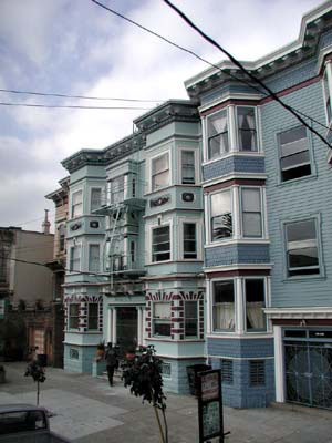 H&auml;userfassade in San Francisco